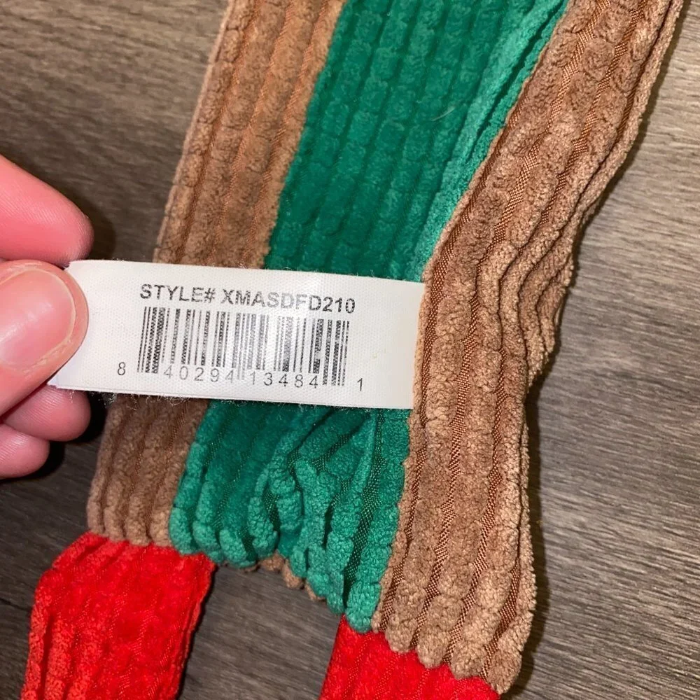 Large Christmas Moose Dog Toy